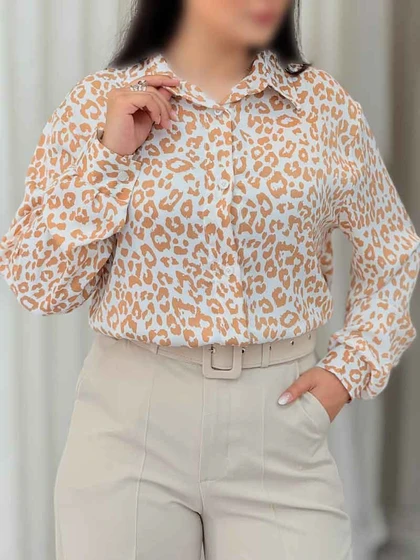 شومیز طرح پلنگی سحر