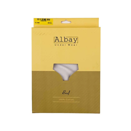 شورت اسلیپ مردانه کش مخفی سفید Albay