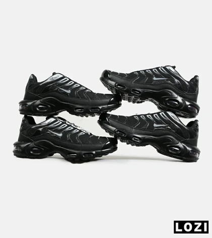 کفش کتانی مردانه و زنانه مشکی سفید NIKE AirMax Plus TN Ultra