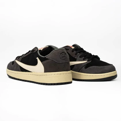 کفش کتانی جردن 1 تراویس اسکات خاکستری کد 294664