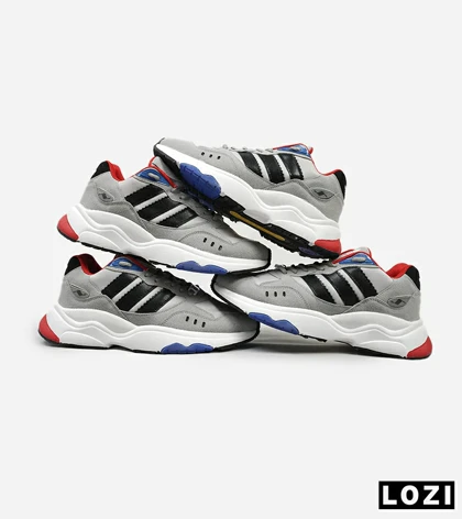کفش کتانی مردانه طوسی مشکی ADIDAS torsion
