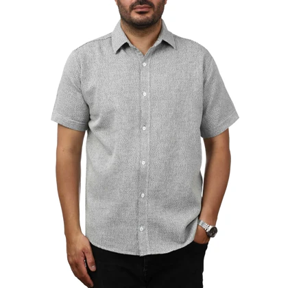 پیراهن آستین کوتاه بیسکوییتی سیزر مدل 15111798