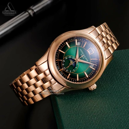 ساعت پتک فیلیپ صفحه سبز Patek Philippe Annual Calendar RGG1