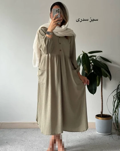 پیراهن مانتویی مراکشی 1