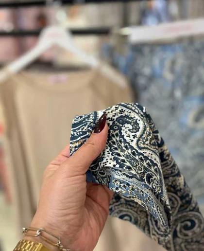 بلوز و شلوار سایز بزرگ زنانه کد 40513