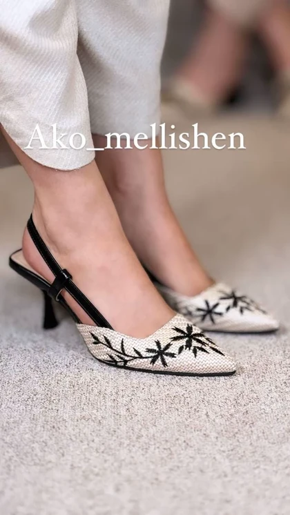 پاشنه کنف گلدوزی کد 6376