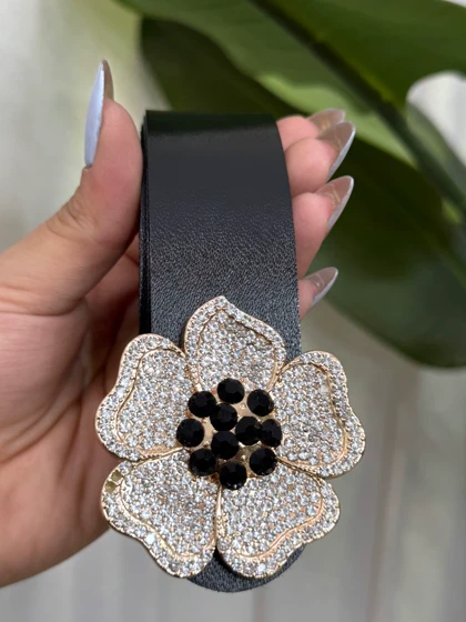 کمربند گل نگینی 2726