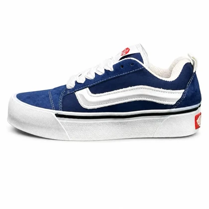 کفش کتانی زنانه مدل ونس اولداسکول کنو آبی Vans oldskool Knu