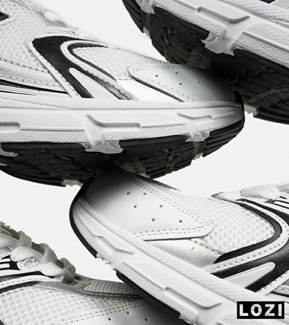 کفش کتانی مردانه و زنانه سفید مشکی NEW BALANCE 530