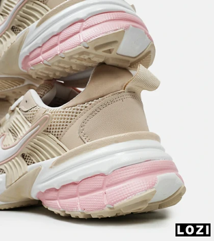 کفش کتانی زنانه کرم صورتی Nike cushlon مدل 5190