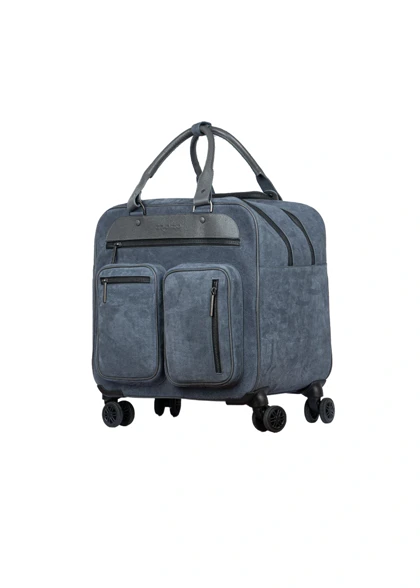 ساک مسافرتی چرم چرخدار مدل yb1013 اشبالت