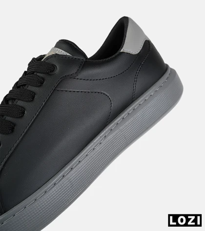 کتانی برشکا مشکی طوسی مردانه و زنانه مدل 8942 کفش اسپرت و کژوال Bershka
