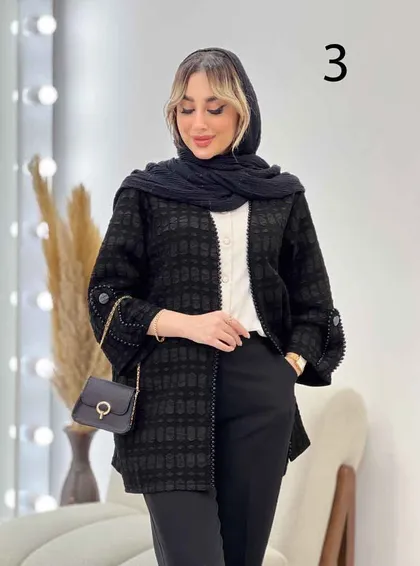 مانتو فکورا آستین پاگن