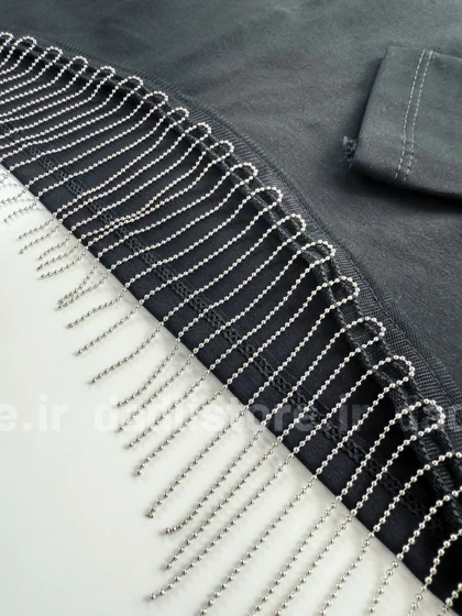 بلوز پنبه لاکرا یقه گرد ریسه ای