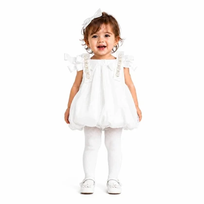 پیراهن دخترانه سفید Angel Dress