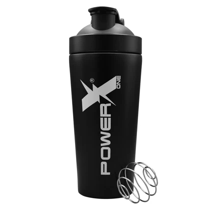 شیکر استیل ورزشی یک تیکه پاور ایکس مدل One ظرفیت 0.739 لیتر