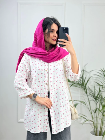 مانتو دخترانه شکوفه