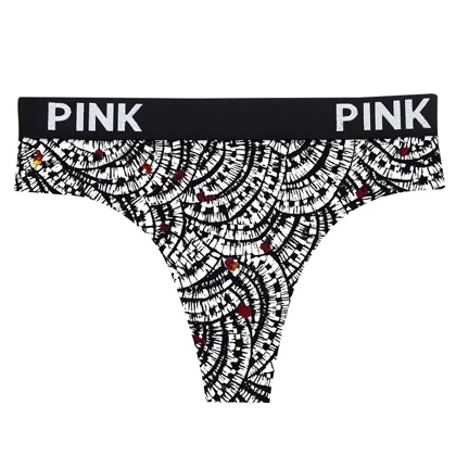 شورت لامبادا زنانه مدل لیزری کمر pink رنگ مشکی کد 45-5389