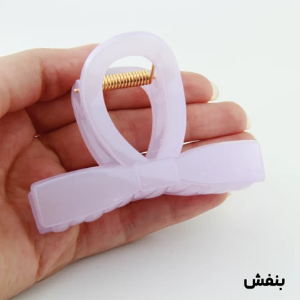 کلیپس دخترانه مدل پاپیون دو رنگ