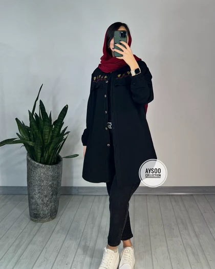 مانتو گلدوزی بهار 2