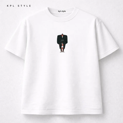 تیشرت باکسی نخ پنبه مدل LEON کد 1191