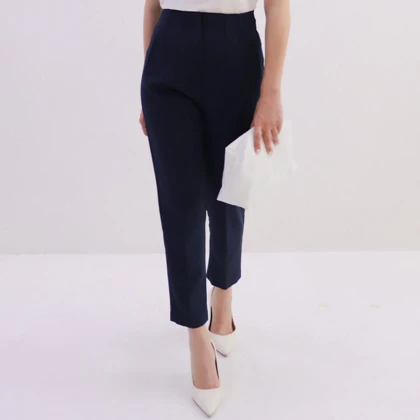 شلوار زنانه ی کرپ پائولا (Paula) سین استایل کد 6129