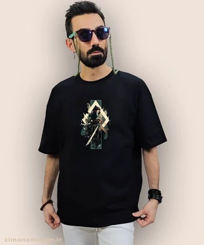 تیشرت لش مردانه و زنانه طرح اتک آن تایتان شخصیت ارن نیگر کد 928