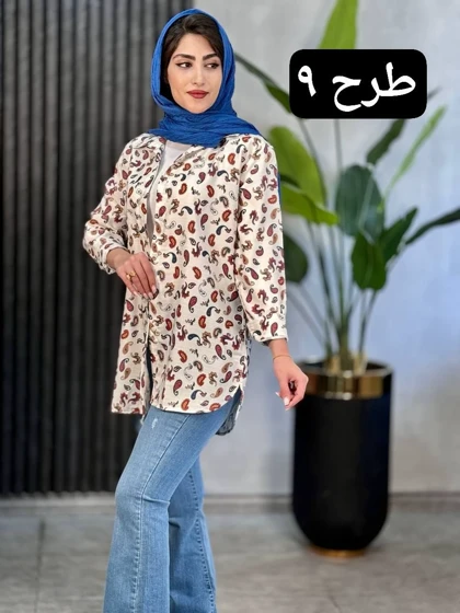 مانتو لینن تینا کد 1832