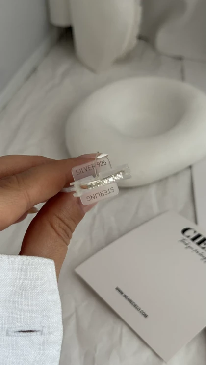 انگشتر ظریف نقره 925