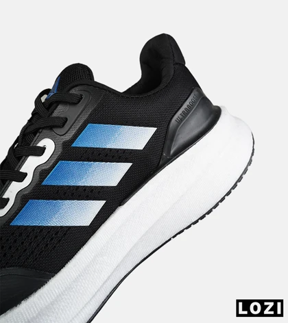 کفش رانینگ آدیداس گلکسی 7 مشکی آبی مدل 9151 کتانی Adidas Galaxy 7