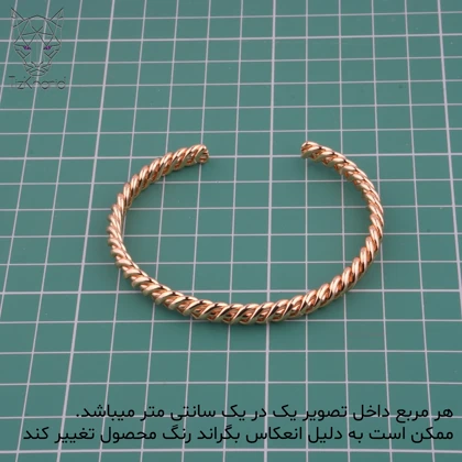 دستبند النگویی ژوپینگ پیچک طلایی