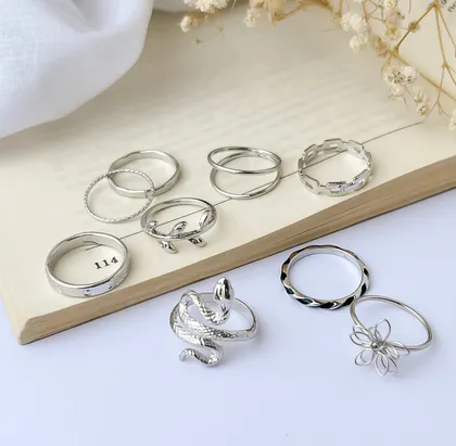انگشتر پکی ماری گل ring pack
