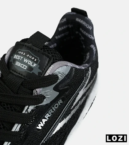 کفش کتانی مردانه و زنانه مشکی سفید GENERIC All Run مدل 7865