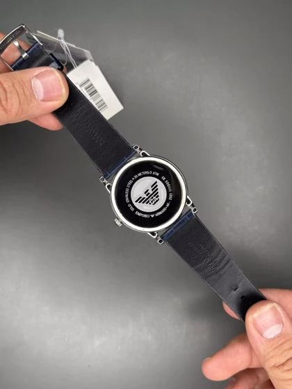 ساعت مچی امپریو آرمانی بند چرمی مشکی Emporio Armani