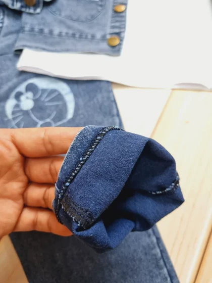 ست سه تیکه جین طرح گارفیلد