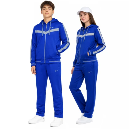 ست سویشرت و شلوار گرمکن بچگانه نایک مدل DS-Dri Fit-5E0534 آبی تیره