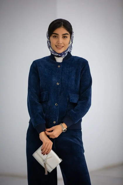 بامبر زنانه بیسکوئیتی دوجیب