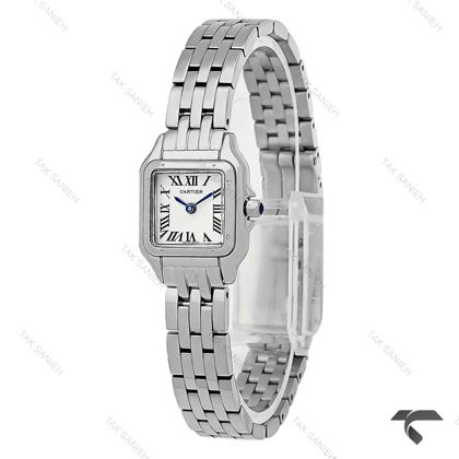 ساعت مچی کارتیه پنتر مینی زنانه نقره ای Cartier-10628-L