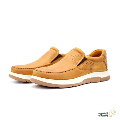 کفش روزمره چرم مردانه mrc1130-01