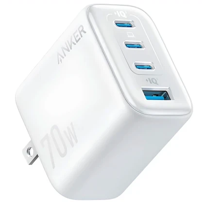 شارژر دیواری 70 وات انکر Anker مدل A121C چهار پورت