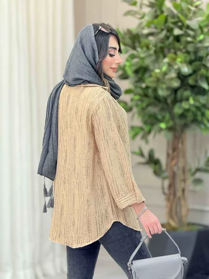 شومیز آستین پاگن نجلا