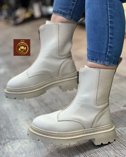 نیم بوت جلو زیپ زنانه