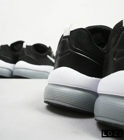 کفش کتانی بزرگ پا مشکی سفید NIKE zoom