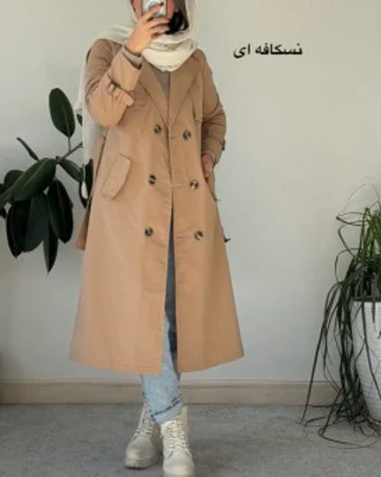 بارانی بلند کتان زارا