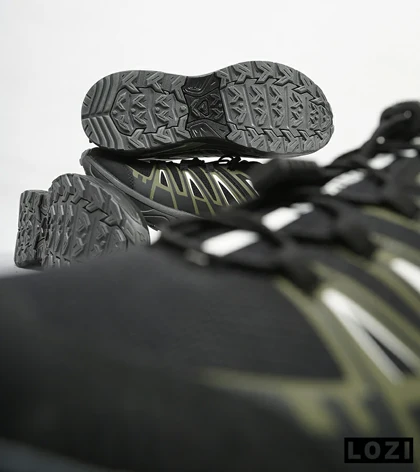 کفش کتانی مشکی سبز Salomon X ULTRA