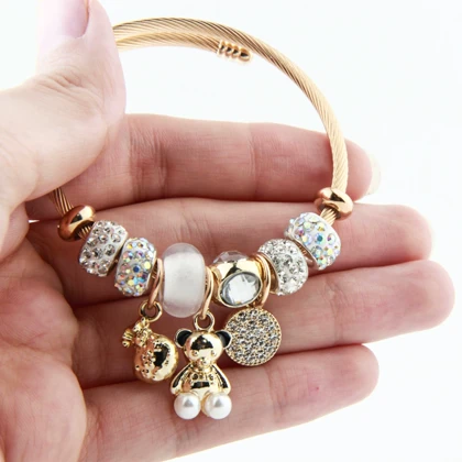 دستبند زنانه پاندورا عروسکی