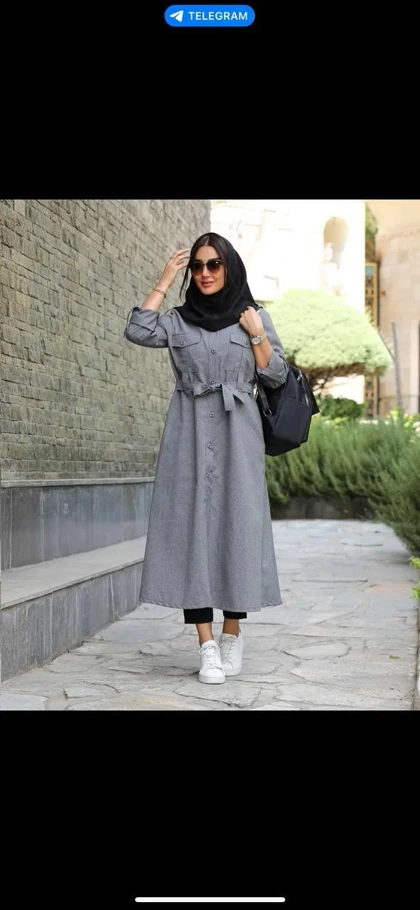 مانتو دانشجویی هیوا کد 3193