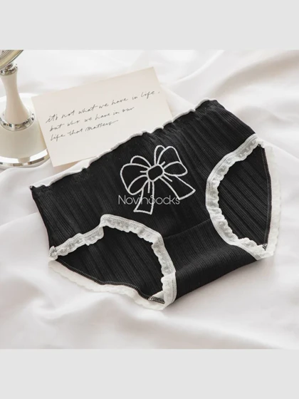 شورت سیاه سفید پاپیونی (سایز 38 الی 42)