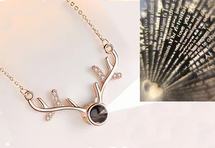 گردنبند گوزن دوست‌دارم به 100زبان