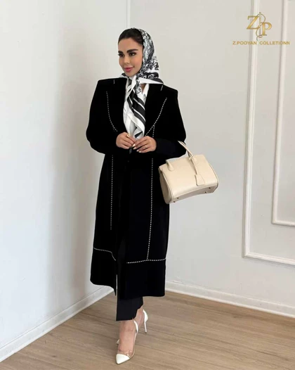 مانتو زنانه کرپ لئوس